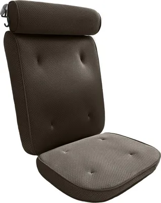 Produktbild von Badewannenkissen abnehmbar, Nacken- und Rückenstütze, schwarz, inklusive Wäschenetz, für Badewanne