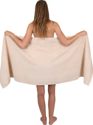Produktbild von Betz XXLSaunatuch 70 x 200 cm GOLD 100%Baumwolle Qualität 600g/m² Farbe beige
