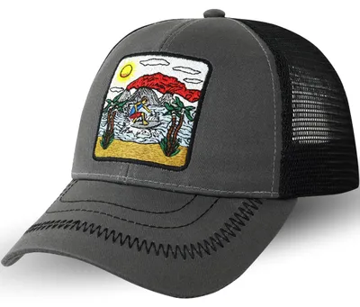 Imagen del producto de Gorra de camionero con estampado de animales y cierre ajustable