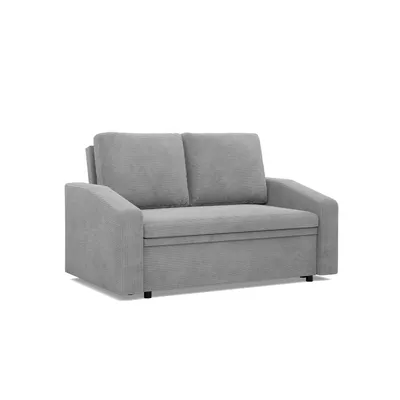 Produktbild von Sofa mit Schlaffunktion NEO, Wohnzimmer Sofa 2-Sitzer 148x87cm, Cord, Grau