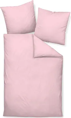 Produktbild von Janine Design Mako-Satin-Bettwäsche-Garnitur 31001 Colors Farbe rosa Größe 240x220 + 2x 80x80