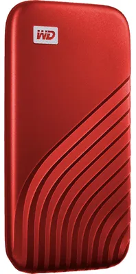 Obrázek produktu pro Western Digital My Passport, 2 TB, USB typu C, 3.2 Gen 2 (3.1 Gen 2), 1050 MB/s, Ochrana heslem, Červená