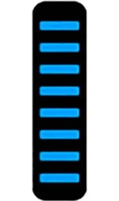 Produktbild von Proguard Kabelbinder – vorne – Aufkleber – Mini – Cyan