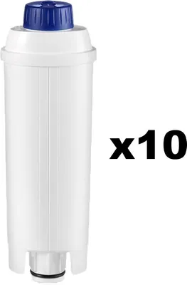 Produktbild von 10x Wasser-Filter DLS C002 SER3017 für DeLonghi ESAM / ECAM Serie Kaffee-Vollautomaten / Hochwertige Filterpatrone