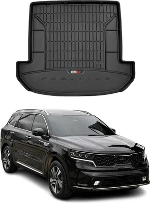 Produktbild von OMAC Gummi Kofferraumwanne für Kia Sorento 2015-2025 TPE Laderaumwanne Schwarz