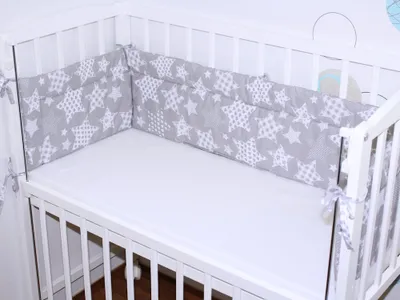 Produktbild von PRIMAWELA Baby Nestchen 170 cm für Beistellbett 40x90 cm Baby Bettumrandung Luftschutz - 01. Galaxis