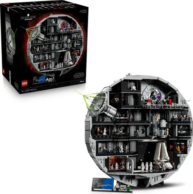 Produktbild von LEGO Star Wars Todesstern - Bauset für Erwachsene - Interaktives UCS-Ausstellungsmodell mit 36 Minifiguren inkl. Luke Skywalker, Han Solo & Darth Vader - Geschenk für Männer, Frauen und Fans - 75419