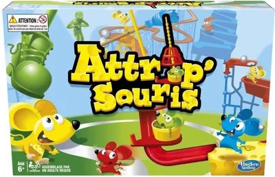 Immagine prodotto di Attrap'souris, gioco per bambini, gioco di società, gioco da tavolo, dai 6 anni in su, Hasbro Gaming