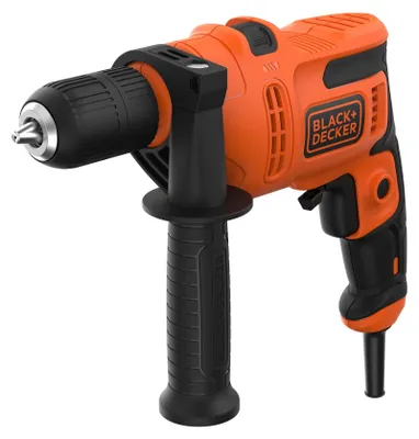 Image de Perceuse à percussion 500W en boîte carton - BLACK & DECKER - BEH200-QS