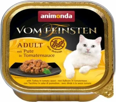 Image de Animonda Vom Feinsten Adult avec dinde à la sauce tomate 100gx32