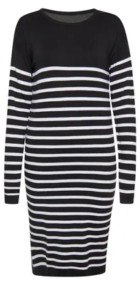 Produktbild von Mutha Damen Kleid - schwarz-weiß, S