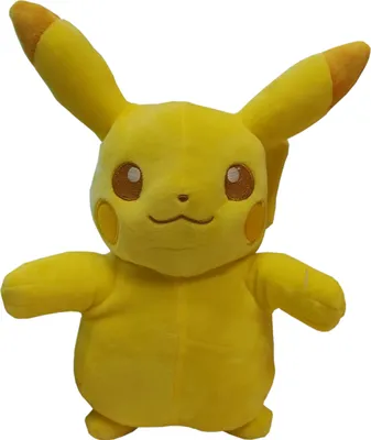 Immagine prodotto di Pokemon Monochrom Plüschfigur (20cm) Pikachu Glumanda Schiggy Bisasam Pikachu