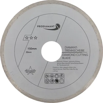 Obrázek produktu pro PRODIAMANT Diamantový řezací kotouč na dlaždice 150 mm x 30 mm