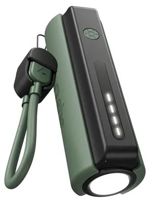 Immagine prodotto di SBS Power Bank Compatto 5000Mah Con Torcia LED, Porta USB-C 10W, Cavo USB-C Incluso, Ideale Per Outdoor E Campeggio