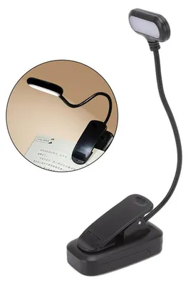 Produktbild von Klemmbare Leselampe, Steh-Schreibtischlampe, augenschonende Leselampe, geeignet für Arbeit/Schlafsaal/Nachtlesen.