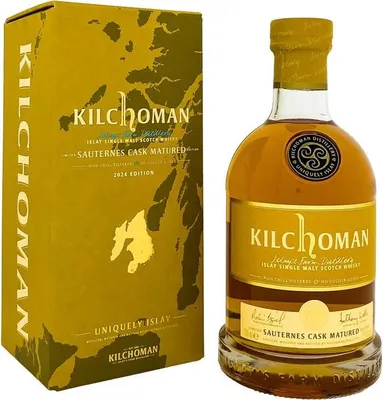 Produktbild von Kilchoman Sauternes Cask 2024 Edition + Box 700ml 50% Vol.