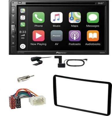 Produktbild von Pioneer AVH-Z5200DAB CarPlay Android Auto USB CD Einbauset für Suzuki Jimny FJ