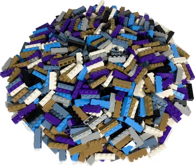 Obrázok produktu pre LEGO® 1x4 kocky High Mixed Colour - 3010 NOVINKA! Množstvo 250x
