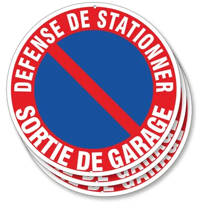 Immagine prodotto di Set di 3 dischi di parcheggio in alluminio per interni ed esterni