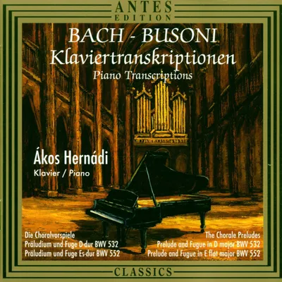 Obrázek produktu pro Ferruccio Busoni (1866-1924): Bach-Transkriptionen