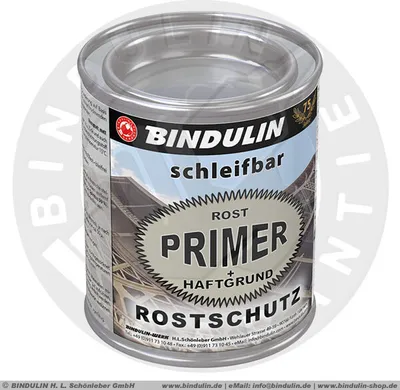 Produktbild von 125 ml Rostprimer / Autogrundierung mit eingebautem Haftgrund Rostschutzgrundierung    Farbe: grau inkl. Pinsel