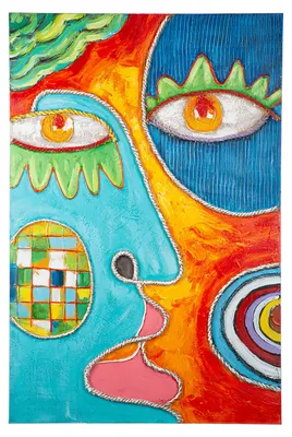 Produktbild von Casablanca by Gilde Bild rechteckig Visage, H.120 cm
