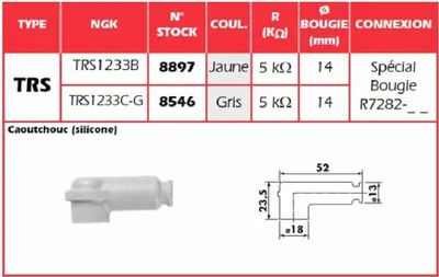 Produktbild von NGK Zündkerzenstecker Kerzenstecker 8897