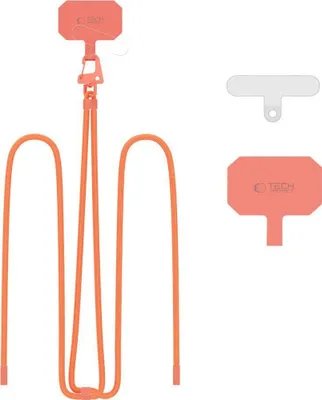 Produktbild von Tech-Protect C5S Rope Crossbody Strap Neon Orange