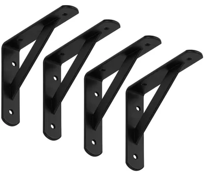 Produktbild von SOTECH Schwerlast-Konsole BLACKLINE I 150 x 125 x 30 x 4 mm schwarz (4 Stück)