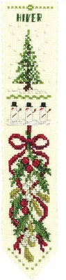 Image de Le Bonheur des Dames boekenlegger telpakket "Winter", 5x20cm