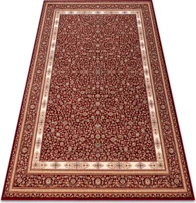 Produktbild von Teppich Wolle NAIN Ornament, Rahmen, 7965/51066 rotwein / beige rot 120x170 cm