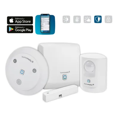 Obrázek produktu pro Homematic IP HMIP-SK7, Bílá, Knoflíky, 280 m, 868 MHz, Kabelový a bezdrátový, 325 mm