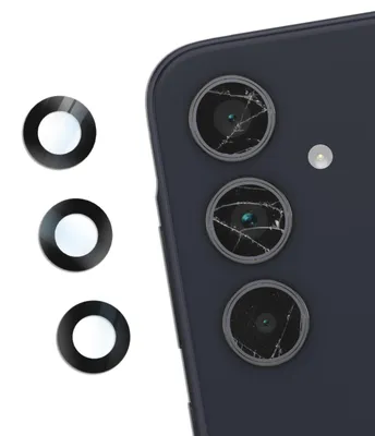 Productafbeelding van Clappio, Complete vervangingslenzen voor de achtercamera van de Galaxy A35 / A55, zwart