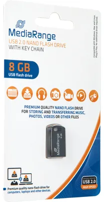 Produktbild von MediaRange USB Nano 8 GB, USB-Stick, (USB-A 2.0)