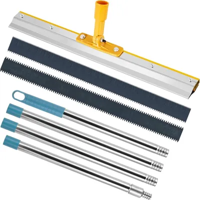 Edelstahl-Schaber 56 cm, 2 Klingen 3/5 mm, selbstnivellierend