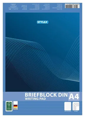 Image de Briefblock A4 50Bl Lin21 Sty 40015 60G