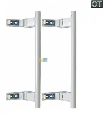Produktbild von ORIGINAL 2x Liebherr Kühl-Gefrier-Kombinationen Türgriff weiß Stangenform 9086742