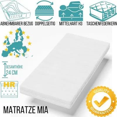 Produktbild von Sofello Matratze 180x200 mit HR Schaum H3 Mittelfest hochelastischer Schaum