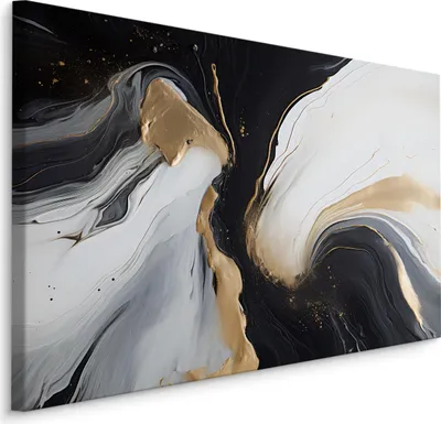 Produktbild von Muralo Leinwandbild Wandbild MARMOR Abstraktion Wanddeko Wohnzimmer Schlafzimmer Br. 100 cm x Hö. 70 cm