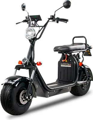 Obrázek produktu pro Elektrický skútr BILI COCO G4 1500 W, 60V 12Ah lithiová baterie, 45 km/h, černý