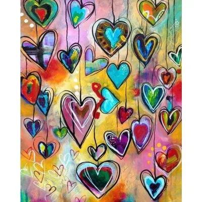 Obrázok produktu pre Diamantový obraz - Srdce 40 x 50 cm (bez rámu)