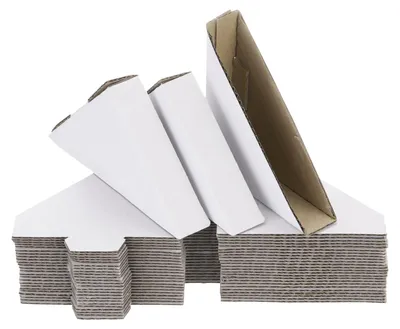 Image de 60 protections d'angle en carton réglables - 9x9x2 cm