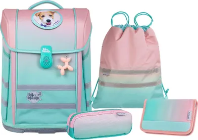Produktbild von McNeill Schulranzen Ergo Perfecto Schoolbag Set 5-teilig Gradient Strawberry mint