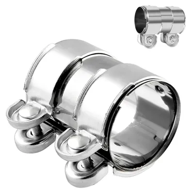 Imagen del producto de Abrazadera de reparación de acero inoxidable para conexiones de escape