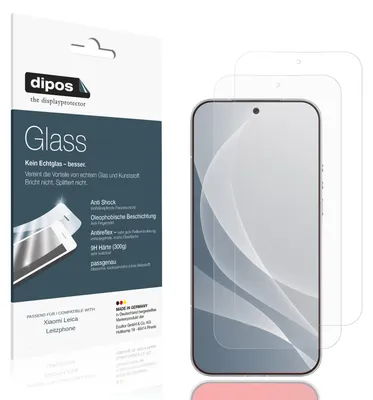 Produktbild von 2x Schutzfolie für Xiaomi Leica Leitzphone matt - Anti-Shock 9H Folie dipos Glass Kunststoffglas
