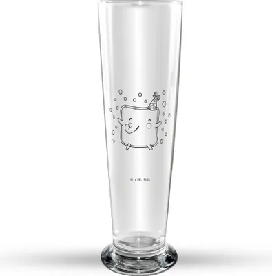 Produktbild von Mr. & Mrs. Panda Trinkglas Toast Party - Transparent - Geschenk, Bier Glas, für Frauen, Hochzeitstag, Glasbecher, Glasbierglas, Valentinstag, Freundin, Bierbecher, Männer