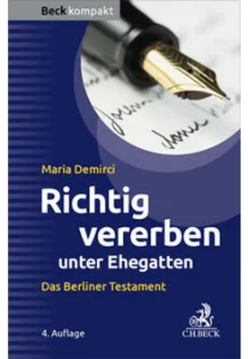 Zdjęcie produktu dla Richtig vererben unter Ehegatten