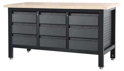 Produktbild von FEISTOS Werkstatteinrichtung Heros 4 Werkbank mit Schubladen 170 cm