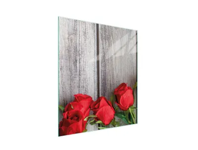 Immagine prodotto di Tagliere in vetro 45x52 rose