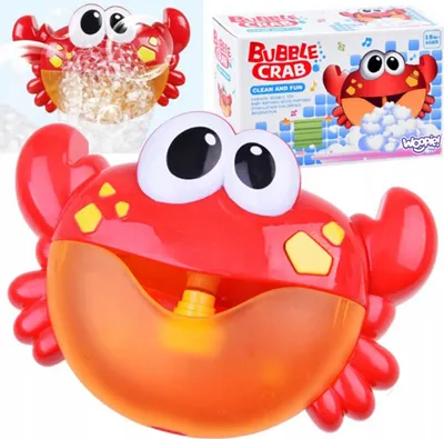 Zdjęcie produktu dla WOOPIE BABY Zabawka do Kąpieli Krab do Robienia Piany z Melodią